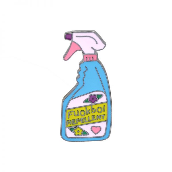 Creative laundry detergent bottle detergent oil pin French fries enamel pin - Image 5