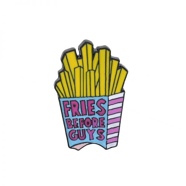 Creative laundry detergent bottle detergent oil pin French fries enamel pin - Image 4