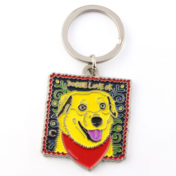 Diy Personalized Enamel Dog Key Ring - Image 2