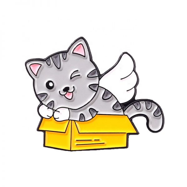 Soft Enamel Pin Hot Sale Super Cute Metal badge - Image 4