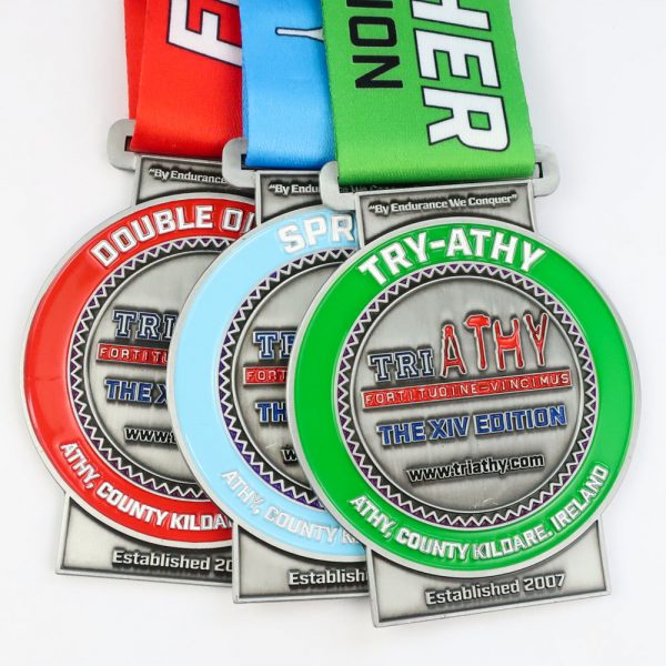 Custom Metal Plating Gold Silver Bronze Enamel