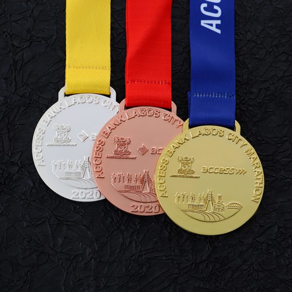 Custom Metal Gold Silver Bronze American Sport - Image 3